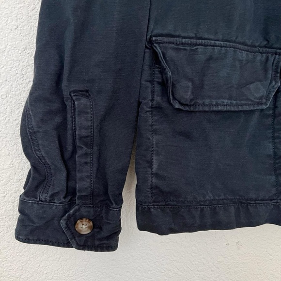 Abercrombie & Fitch Navy Blue Utility Jacket - Picture 4 of 6